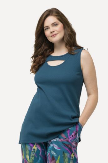 Moda za polnejše Majica bez rukava s otvorom plus velikost, xxl, Ulla Popken in Johann Popken (JP1880)