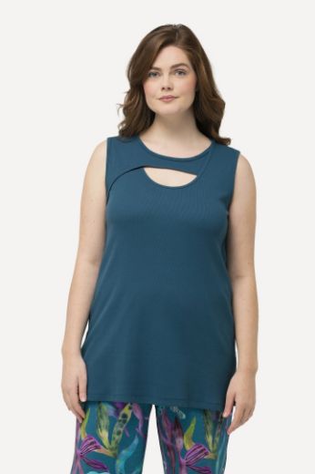 Moda za polnejše Majica bez rukava s otvorom plus velikost, xxl, Ulla Popken in Johann Popken (JP1880)