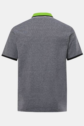Moda za polnejše Majica Polo kratkih rukava s prugama na ovratniku plus velikost, xxl, Ulla Popken in Johann Popken (JP1880)