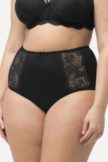Moda za polnejše Gaćice maxi s dekorativnom čipkom plus velikost, xxl, Ulla Popken in Johann Popken (JP1880)