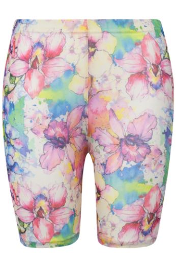 Moda za polnejše Hlače biciklističke cvjetnog printa plus velikost, xxl, Ulla Popken in Johann Popken (JP1880)