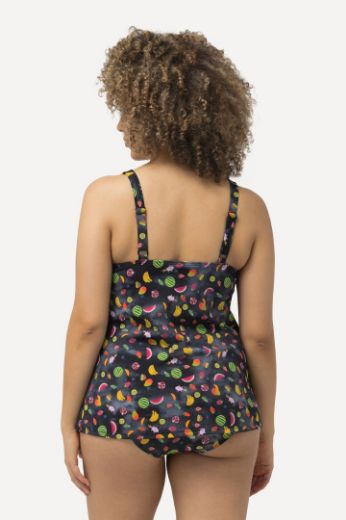 Moda za polnejše Kupaći kostim Tankini s volanima i printom voća plus velikost, xxl, Ulla Popken in Johann Popken (JP1880)