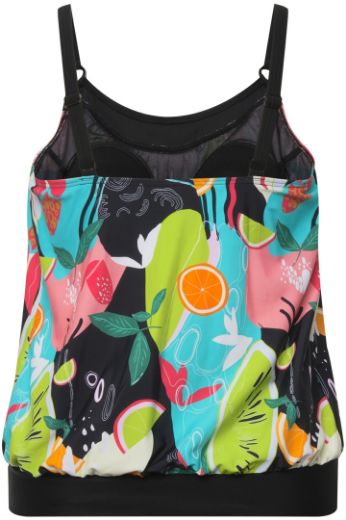 Moda za polnejše Kupaći kostim Tankini s voćnim printom plus velikost, xxl, Ulla Popken in Johann Popken (JP1880)