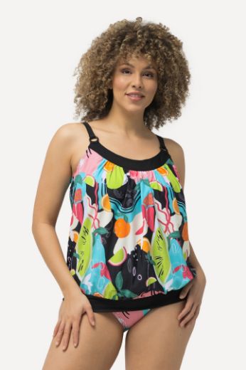 Moda za polnejše Kupaći kostim Tankini s voćnim printom plus velikost, xxl, Ulla Popken in Johann Popken (JP1880)