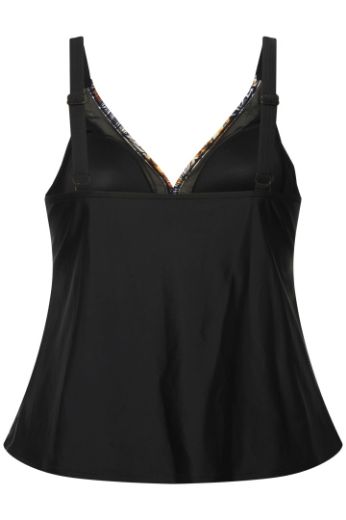 Moda za polnejše Kupaći kostim Tankini V izreza plus velikost, xxl, Ulla Popken in Johann Popken (JP1880)