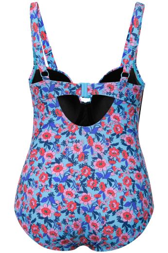 Moda za polnejše Kupaći kostim jednodijelni cvjetnog printa plus velikost, xxl, Ulla Popken in Johann Popken (JP1880)