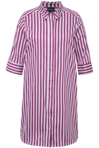 Moda za polnejše Košulja 3/4 rukavi dužeg kroja s prugama plus velikost, xxl, Ulla Popken in Johann Popken (JP1880)