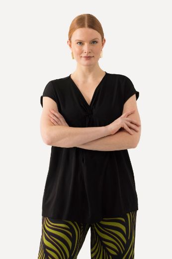 Moda za polnejše Majica Slinky spuštenih rukava plus velikost, xxl, Ulla Popken in Johann Popken (JP1880)