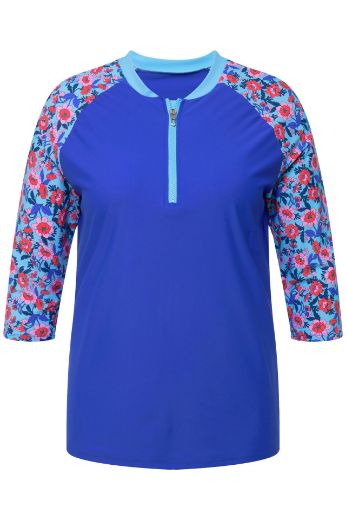 Moda za polnejše Majica 3/4rukavi za zaštitu od sunca plus velikost, xxl, Ulla Popken in Johann Popken (JP1880)