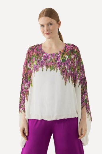 Moda za polnejše Bluza cvjetnog printa plus velikost, xxl, Ulla Popken in Johann Popken (JP1880)