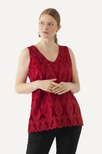 Moda za polnejše Košulja 3/4 rukavi od čipke plus velikost, xxl, Ulla Popken in Johann Popken (JP1880)