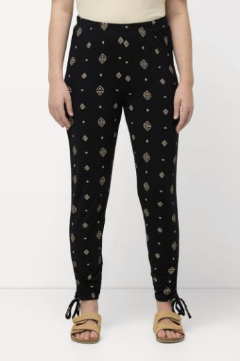 Moda za polnejše Tajice s printom plus velikost, xxl, Ulla Popken in Johann Popken (JP1880)