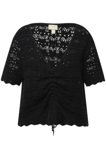 Moda za polnejše Bolero pleteni kratkih rukava plus velikost, xxl, Ulla Popken in Johann Popken (JP1880)
