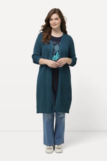 Moda za polnejše Kardigan dužeg kroja plus velikost, xxl, Ulla Popken in Johann Popken (JP1880)