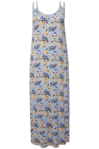 Moda za polnejše Spavaćica tankih naramenica s printom voća plus velikost, xxl, Ulla Popken in Johann Popken (JP1880)