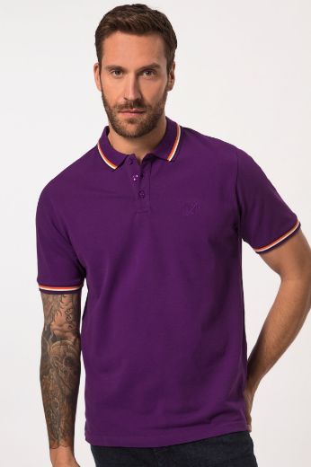 Moda za polnejše Majica polo kratkih rukava s prugama na kragni i obrubu rukava plus velikost, xxl, Ulla Popken in Johann Popken (JP1880)