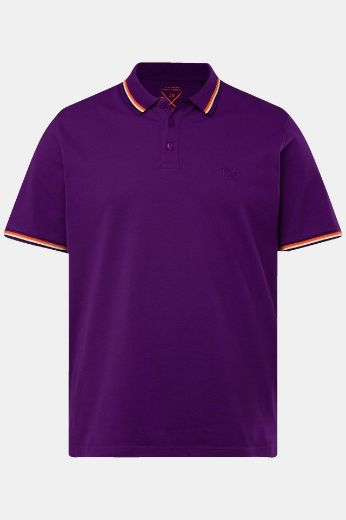 Moda za polnejše Majica polo kratkih rukava s prugama na kragni i obrubu rukava plus velikost, xxl, Ulla Popken in Johann Popken (JP1880)