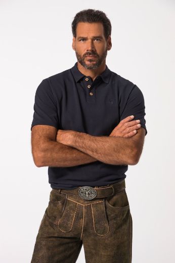 Moda za polnejše Majica kratkih rukava Polo plus velikost, xxl, Ulla Popken in Johann Popken (JP1880)