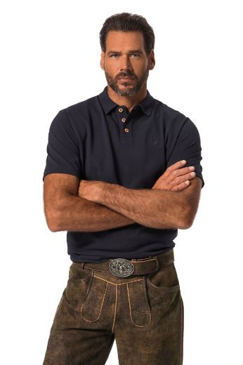 Moda za polnejše Majica kratkih rukava Polo plus velikost, xxl, Ulla Popken in Johann Popken (JP1880)