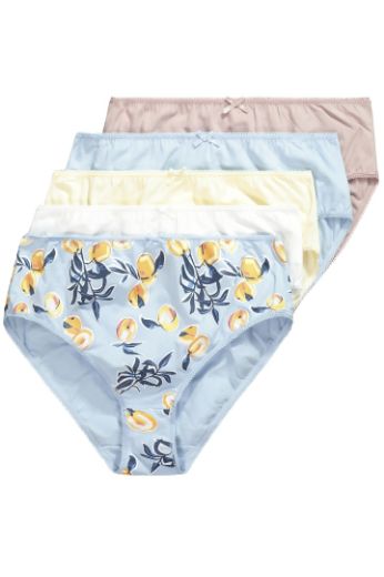 Moda za polnejše Gaćice midi  5 komada plus velikost, xxl, Ulla Popken in Johann Popken (JP1880)