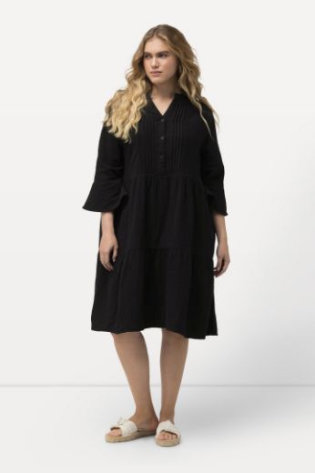 Moda za polnejše Haljina s 3/4 rukavima plus velikost, xxl, Ulla Popken in Johann Popken (JP1880)