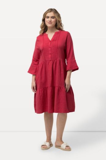 Moda za polnejše Haljina s 3/4 rukavima plus velikost, xxl, Ulla Popken in Johann Popken (JP1880)