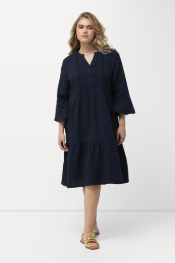 Moda za polnejše Haljina s 3/4 rukavima plus velikost, xxl, Ulla Popken in Johann Popken (JP1880)