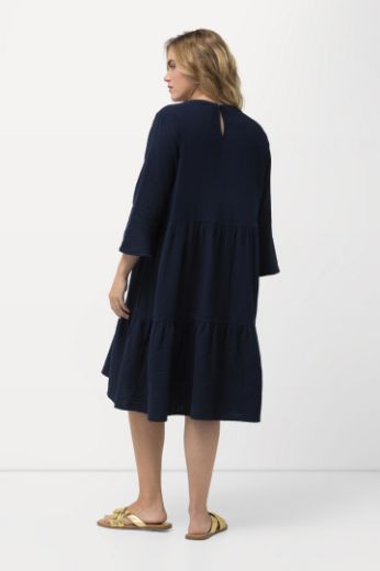 Moda za polnejše Haljina s 3/4 rukavima plus velikost, xxl, Ulla Popken in Johann Popken (JP1880)