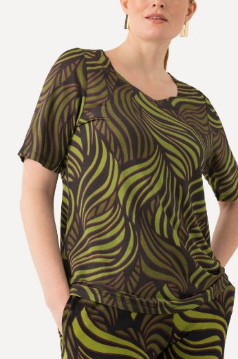 Moda za polnejše Majica kratkih rukava Slinky plus velikost, xxl, Ulla Popken in Johann Popken (JP1880)