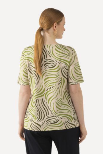 Moda za polnejše Majica kratkih rukava Slinky plus velikost, xxl, Ulla Popken in Johann Popken (JP1880)