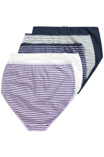 Moda za polnejše Gaćice maxi 5 komada plus velikost, xxl, Ulla Popken in Johann Popken (JP1880)