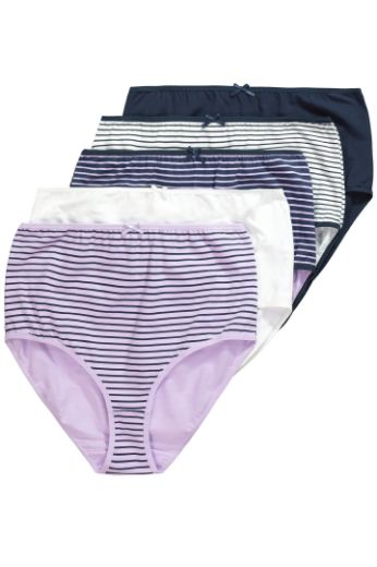 Moda za polnejše Gaćice maxi 5 komada plus velikost, xxl, Ulla Popken in Johann Popken (JP1880)