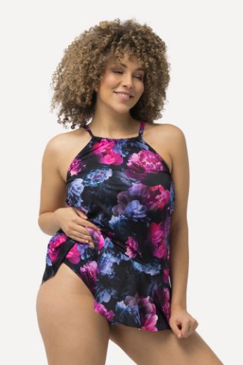 Moda za polnejše Kupaći kostim Tankini s volanom plus velikost, xxl, Ulla Popken in Johann Popken (JP1880)