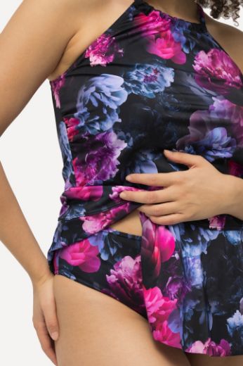 Moda za polnejše Kupaći kostim Tankini s volanom plus velikost, xxl, Ulla Popken in Johann Popken (JP1880)