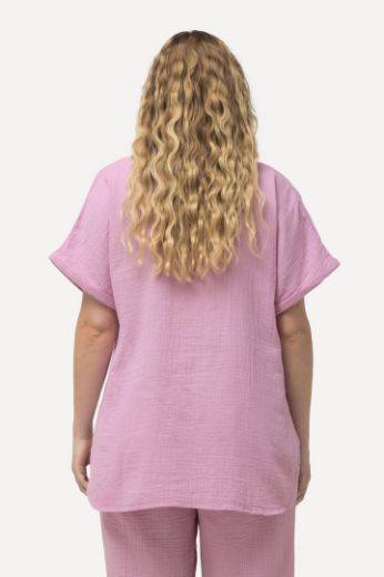 Moda za polnejše Bluza kratkih rukava V izreza plus velikost, xxl, Ulla Popken in Johann Popken (JP1880)