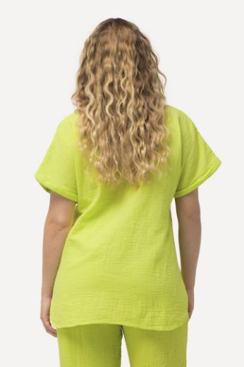 Moda za polnejše Bluza kratkih rukava V izreza plus velikost, xxl, Ulla Popken in Johann Popken (JP1880)