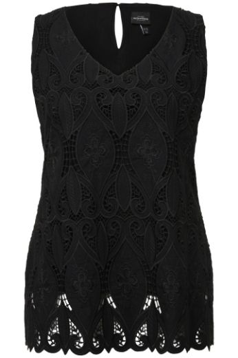 Moda za polnejše Top od čipke plus velikost, xxl, Ulla Popken in Johann Popken (JP1880)