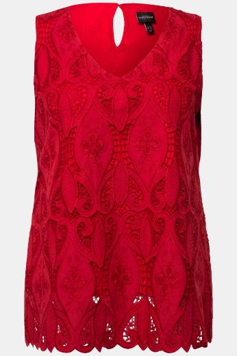 Moda za polnejše Top od čipke plus velikost, xxl, Ulla Popken in Johann Popken (JP1880)