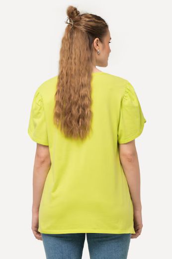 Moda za polnejše Majica A kroja s nabranim rukavima plus velikost, xxl, Ulla Popken in Johann Popken (JP1880)