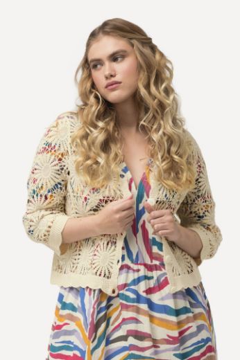 Moda za polnejše Kardigan kraćeg modela plus velikost, xxl, Ulla Popken in Johann Popken (JP1880)