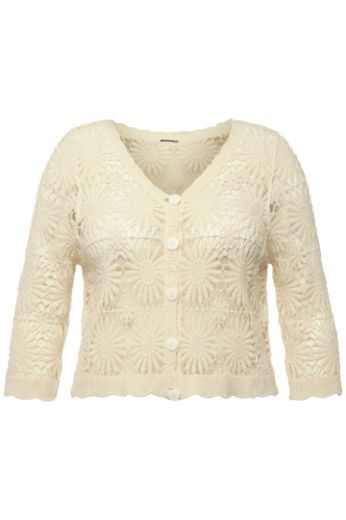Moda za polnejše Kardigan kraćeg modela plus velikost, xxl, Ulla Popken in Johann Popken (JP1880)