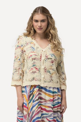 Moda za polnejše Kardigan kraćeg modela plus velikost, xxl, Ulla Popken in Johann Popken (JP1880)