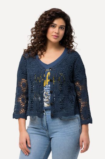 Moda za polnejše Kardigan kraćeg modela plus velikost, xxl, Ulla Popken in Johann Popken (JP1880)