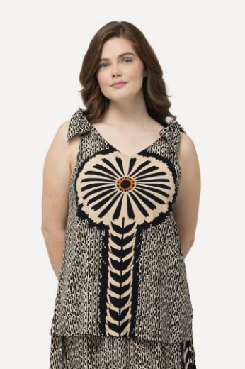 Moda za polnejše Top s printom plus velikost, xxl, Ulla Popken in Johann Popken (JP1880)