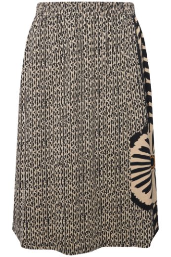 Moda za polnejše Suknja s printom plus velikost, xxl, Ulla Popken in Johann Popken (JP1880)