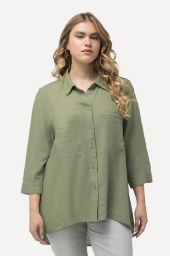 Moda za polnejše Košulja s 3/4 rukavima plus velikost, xxl, Ulla Popken in Johann Popken (JP1880)