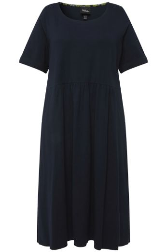 Moda za polnejše Haljina midi kratkih rukava okruglog izreza plus velikost, xxl, Ulla Popken in Johann Popken (JP1880)