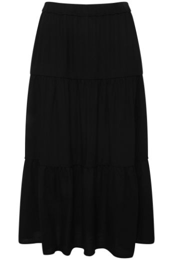 Moda za polnejše Suknja maxi s volanima plus velikost, xxl, Ulla Popken in Johann Popken (JP1880)