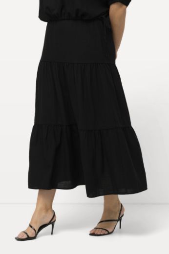 Moda za polnejše Suknja maxi s volanima plus velikost, xxl, Ulla Popken in Johann Popken (JP1880)