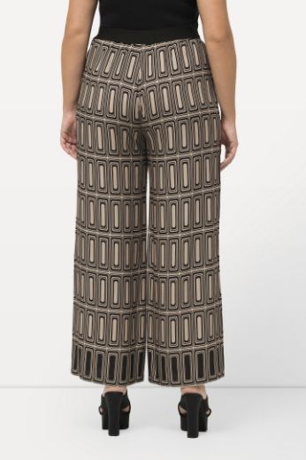 Moda za polnejše Hlače lagane gometrijskog printa plus velikost, xxl, Ulla Popken in Johann Popken (JP1880)